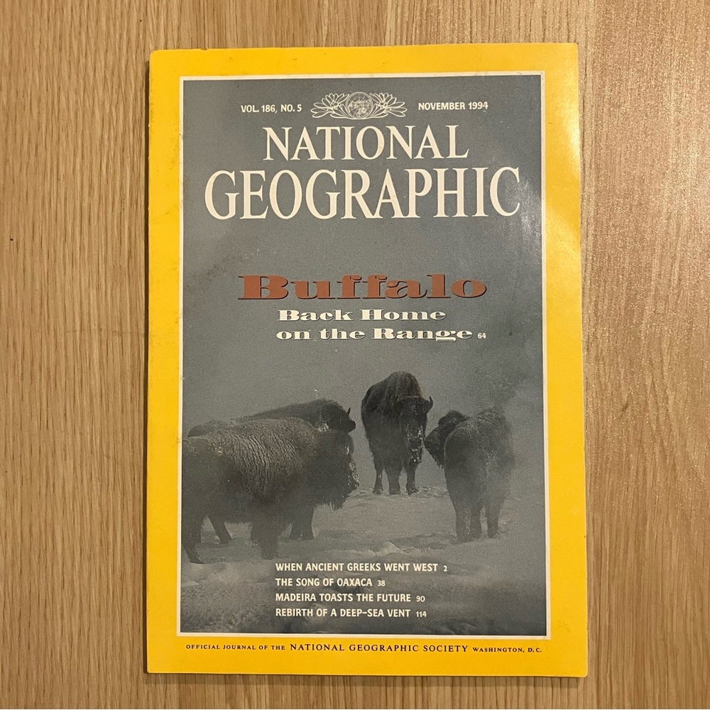 National Geographic Magazine Vol. 186, No. 5, November 1994
